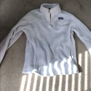 White Patagonia sweatshirt!